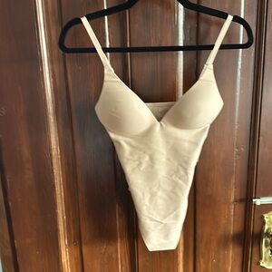 SKIMS Tan Shapewear Bodysuit